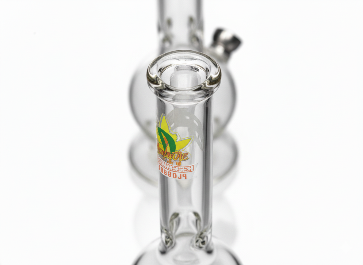 Clear Classic Beaker: Bong de Vidrio Borosilicato (20 cm)