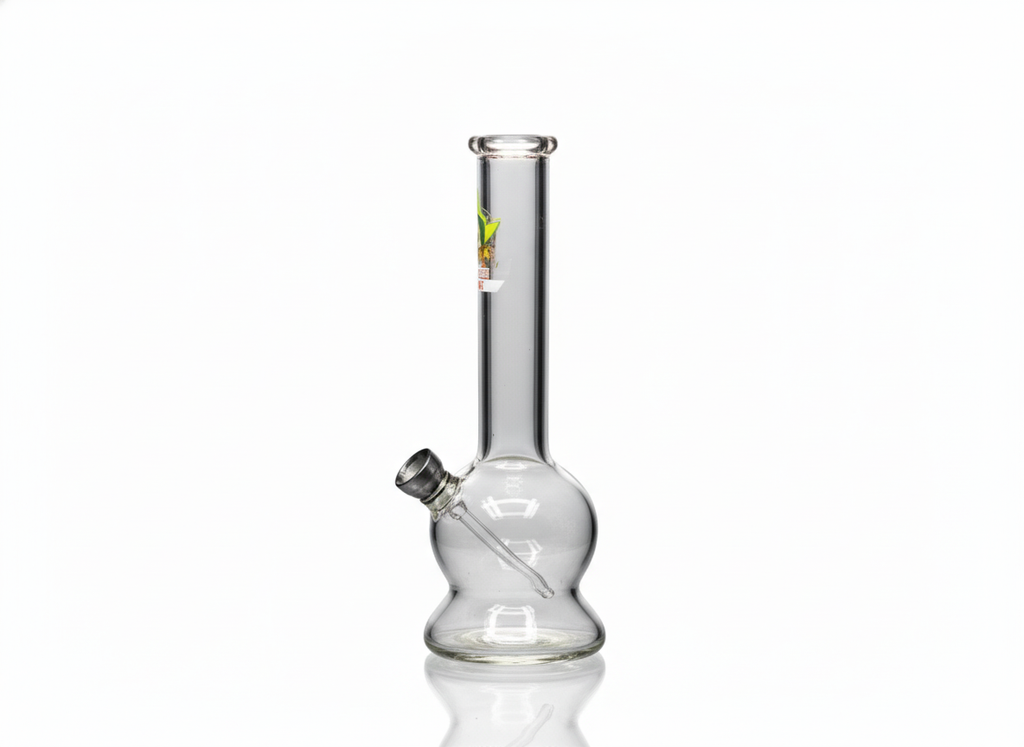 Clear Classic Beaker: Bong de Vidrio Borosilicato (20 cm)