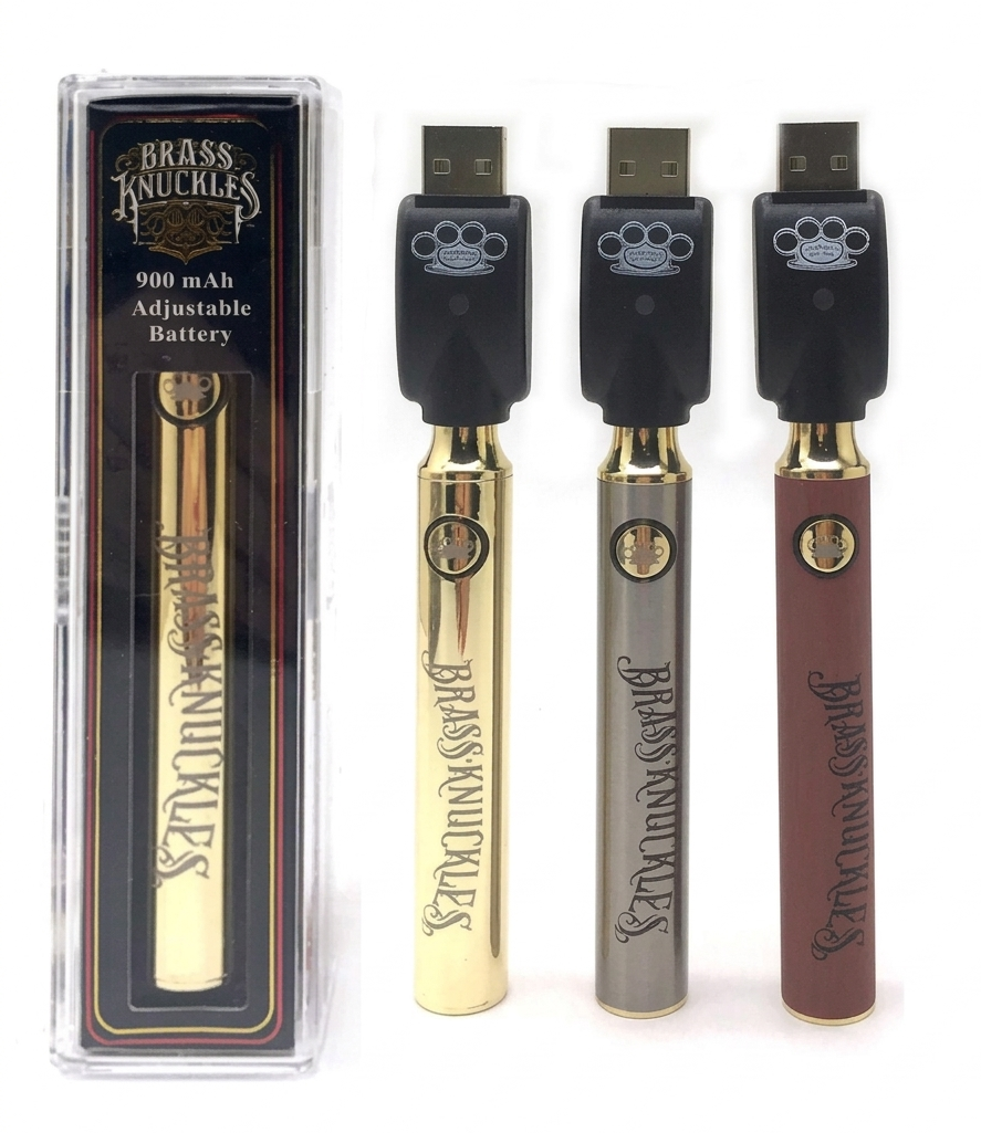 Batería Brass Knuckles 900 mAh - Voltaje Variable (Rosca 510)
